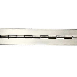 Pianogångjärn SS399P 19,05*0,89 mm Rostfri utan hål tråd 2,31 mm, l= 2438 mm