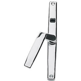 Fönsterhandtag med spärr LA195mm vänster Förkromad Sprint 44 mm Fönsterhandtag med spärr LA195mm vänster Förkromad Sprint 44 mm