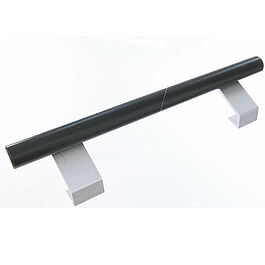 Draghandtag 1198 ø35/500 svart inkl 2st fäste naturelox Aluminium