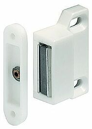 Magnetlås 44*36*13,5 mm brun för skruvning inkl bleck 4-5 kg