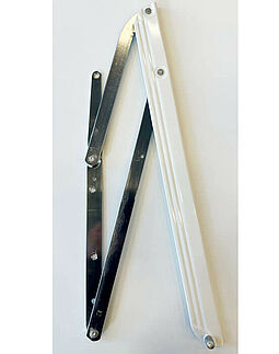 Fönsterbeslag E3 Vit 543 mm höger Fönsterbeslag E3 Vit 543 mm höger