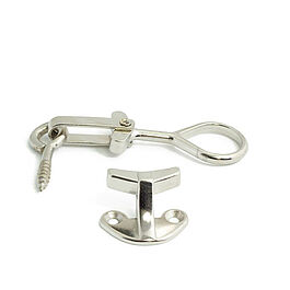 Fönsterlås 280 Zink förnicklad inkl hake, 2st/förp