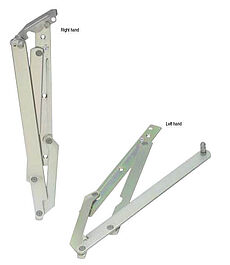 Fönsterbeslag M1 631-785 mm Scandic 2000 Gulkromaterad höger&vänster