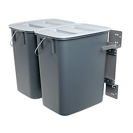 Källsortering sidmonterad 2x12L inkl. lock