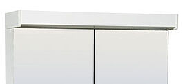 Belysning 34 l=600mm IP44 vit kant 1x36W / 2G11