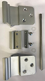 Fönstergångjärn 150 mm Aluminium Lång 3 delad Fönstergångjärn 150 mm Aluminium Lång 3 delad