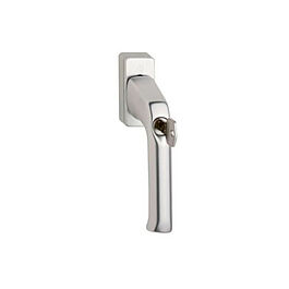 Fönsterhandtag rak 7/8 låsbar Aluminium Silvereloxerad /b=29 Sprint 7/8/33mm