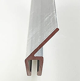 Borstlisthållare 45° b 8 mm l= 1000 mm Aluminium