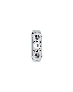 Barnspärr 24*76 Aluminium Silvereloxerad /b=24 Fyrkant 7