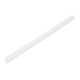 Glidskena 450mm för 16mm spår av vit plast