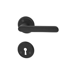 Dörrtrycke New York Svart med nyckelskylt