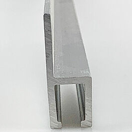 Borstlisthållare 180° b 8 mm l= 1000 mm Aluminium