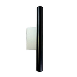 Draghandtag 13822 l=400 ø40 svart cc 100 mm fästplatta Aluminium