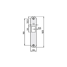 Slutbleck 4240 Serie 72 Rostfri