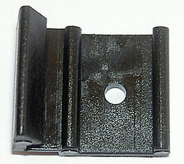 Koppelhake Click Nylon/1 hål, svart 200st/förp