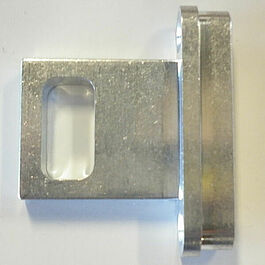 Låshake för inglasning Aluminium cc 35mm