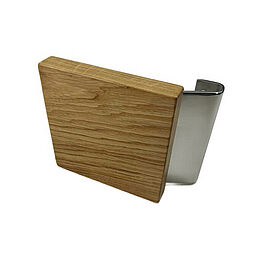 Tryckhandtag 1730 ek/rostfri cc 100mm. Platta 150x150 mm