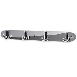 Kroklist 4-krok Zink förkromad 340*38 mm