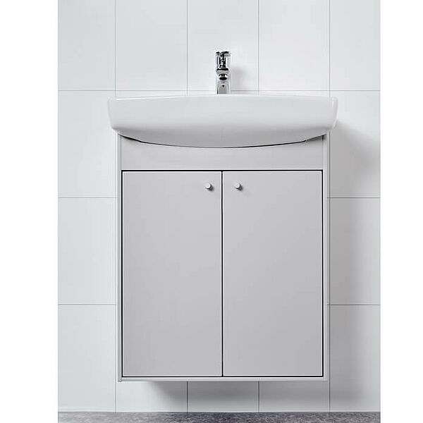 Kommod Spira Graphite i kompaktlaminat och grå kulör