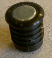 Magnetlås ø9,6 L=9,6mm sv, 1kg