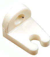 Stånghållare av plast 2st/förp Vit 15*19 mm