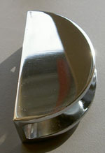 Klämfäste 50*27 mm Glas 6-10mm Krom