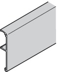 Täckskena Slido H=68 mm Aluminium L=2000 mm