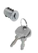 Cylinder lika låsning SH1 låsning 0001, 2st nycklar/cyl