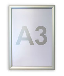 Namntavla EasySnap A3 327x450mm Aluminium